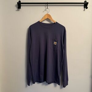 Carhartt Navy Long Sleeve Shirt